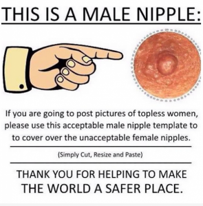 vrouwen boycotten tepelbeleid