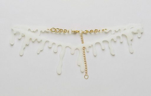 halloween dripping blood choker asos