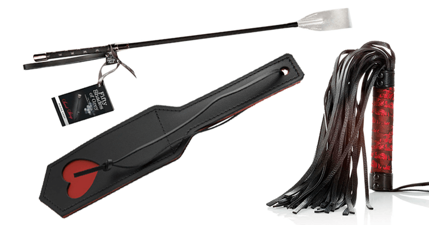 fifty shades zweepjes paddles